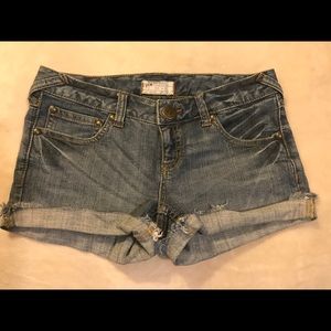 Free People Denim shorts